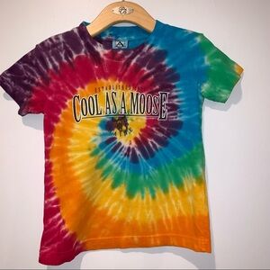 Art forms tie dye graphic Tee from Maine